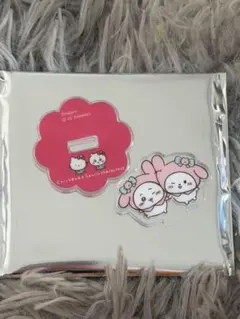 ちいかわ　サンリオキャラクターズ　なかよしラバーマスコット　ちいかわ　マイメロ