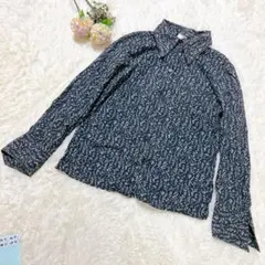 一点物✨agnes b. フラワープリント 長袖シャツ 40