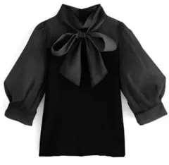 GRL♡グレイルシアードッキングボウタイニットトップス[ey010] F