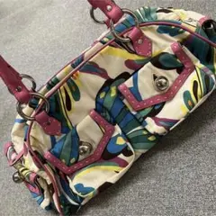 BCBGMAXAZRIA 蝶柄キャンバスバッグのサムネイル