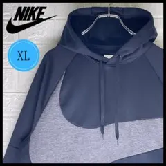 【24時間以内　匿名発送】ナイキ　ビッグスウォッシュ　パーカー　黒　XLサイズ