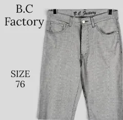 B.C Factory カジュアルパンツ 千鳥格子 SIZE76のサムネイル