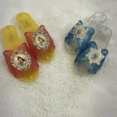 〘匿名配送〙ディズニープリンセス ベル エルサ サンダル 18cm