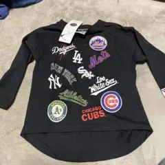 【新品未使用】MLB ドジャース　トップス　長袖Tシャツ 110センチ　キッズ