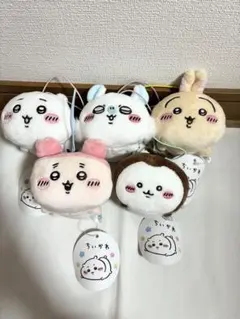 ちいかわ ねそべりマスコット 5種　5点　プライズ　ナガノ　ぬいぐるみ
