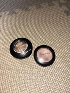 MAC ブラウン系 パウダーアイシャドウ 2個セット