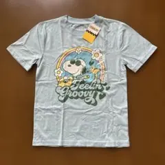 PEANUTS スヌーピー Tシャツ ライトブルー 7/8のサムネイル