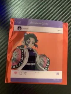 鬼滅の刃　全集中展　SNS風クリアカード　胡蝶しのぶ