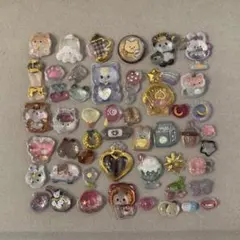 227. ボンボンドロップシール 50枚 おすそ分け ラインストーン 動物