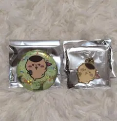 ちいかわパーク　缶バッジ　チャーム　くりまんじゅう