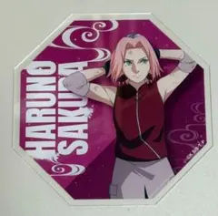 NARUTO フォーマルスーツ 缶バッジ 特典名刺カード セット 春野サクラ 