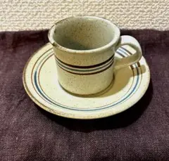 最終価格 昭和レトロ 美濃焼き 知山窯 カップ&ソーサー 1客