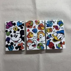 東京ディズニーリゾート　メモ帳　3点セット　まとめ売り