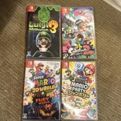 Switch スーパーマリオパーティ 3Ｄワールド　ルイージマンション　スプラ2