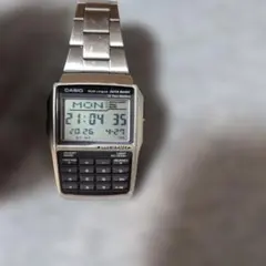 完動品 カシオ ヴィンテージ AB-10W アナデジ データバンク 昭和レトロ