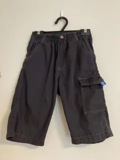 カーゴパンツ 黒 130サイズ ハーフパンツ