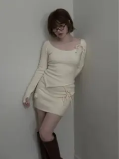 andmary Demi layered mini dress グレー grey - メルカリ