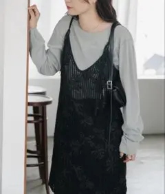 ㈭まで販売【Kastane】フラワーレースミニワンピース サイズ０