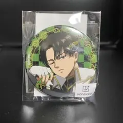 進撃の巨人 まるくじ チェス Style 缶バッジ【リヴァイ A】①