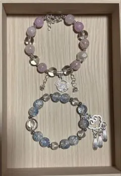 【選べるおまけあり】ハンドメイド ビーズブレスレットセット