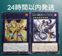 遊戯王　No.100ヌメロン・ドラゴン、No.97龍影神ドラッグラビオン　セット