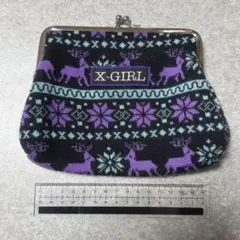 付録 X-girl がまぐち ポーチ 新品