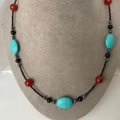 【天然石★トルコ他★パールネックレス★ハンドメイド★ファッション★ネックレス】