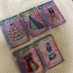 オシャレ魔女♡ラブandベリー ウエハースカード5枚セット