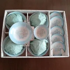 陶磁器製 食器セット 花柄 15点