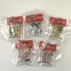 大阪マエダの　ミニボーロ　シャカシャカミニチャーム　ガチャ　全5種セット