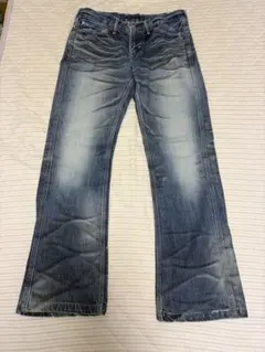 BLUEWAYフレアデニムarchive grunge damage denimのサムネイル