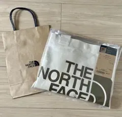 【新品・タグ付き】ザノースフェイス　オーガニックコットントート　ブラウン