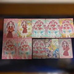 キュアミスティク＆小林みくる　名探偵プリキュア　カード１０枚セット　キラキラ