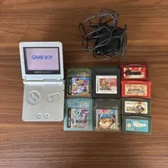 ゲームボーイアドバンス SP シルバー ゲームソフト付き