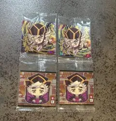 鬼滅の刃　ウエハース　童磨　極レア　4枚