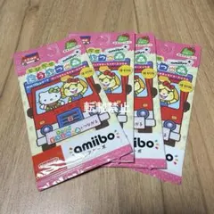 amiiboカード どうぶつの森 サンリオキャラクターズコラボ 4パック