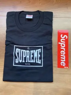 最終節希少Supreme ブラック×ブラックロゴTシャツ Lサイズ - メルカリ