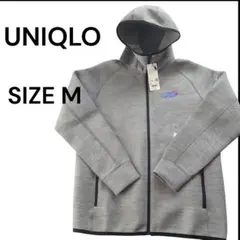 新品UNIQLOウルトラストレッチドライスウェットフルジップパーカーSIZE M