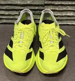 アディダス　アディゼロ　アディオス　プロ4 27cm 蛍光イエロー