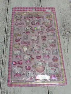 ボンボンドロップシール　ハローキティ　ピンク　①