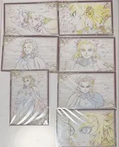 【７枚セット】お裾分けポストカード　ufotable dining 煉獄杏寿郎