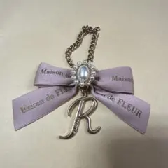 Maison de FLEUR リボンチャーム ピンク