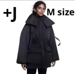 ユニクロ +J ジルサンダー ハイブリッドダウンショートコート ブラック M