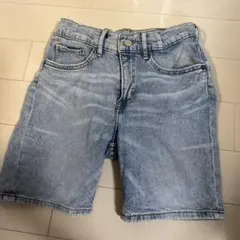H &M ライトブルー ハーフパンツ デニム　145