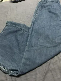 GU ワイドデニムパンツ