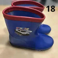 トミカ　長靴　18センチ　パトカー　レインブーツのサムネイル