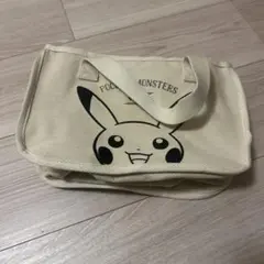 ピカチュウ 手提げバッグ キャンバス　収納バッグ