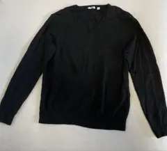 ユニクロ　カシミヤ　Vネックセーター