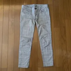 BLACK by moussy アンクル丈パンツ　グレンチェック柄