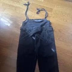 ⭐︎ダークデニム サロペット ストレートレッグ